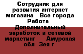 Сотрудник для развития интернет-магазина - Все города Работа » Дополнительный заработок и сетевой маркетинг   . Амурская обл.,Зея г.